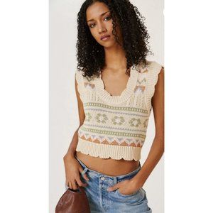 38. Anthropologie Scalloped Sweater Vest